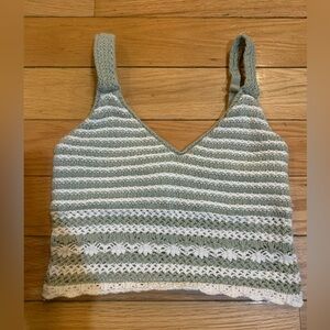 Hollister Adjustable Crochet Top